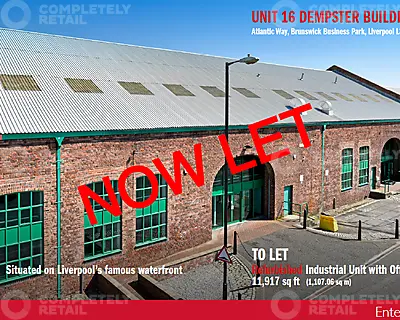 Unit 16 Dempster Building, Brunswick Business Park, Atlantic Way, Brunswick Business Park Liverpool, L3 4BE