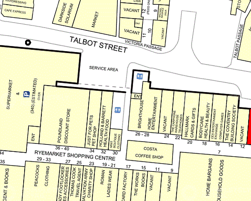 Unit 10, Ryemarket Shopping Centre - Goad