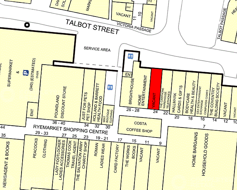 Unit 24, Ryemarket Shopping Centre - Goad