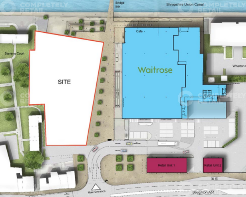 Development Site, Waitrose - Boughton - Picture 1