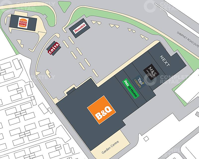 Arun Retail Park, Site Plan