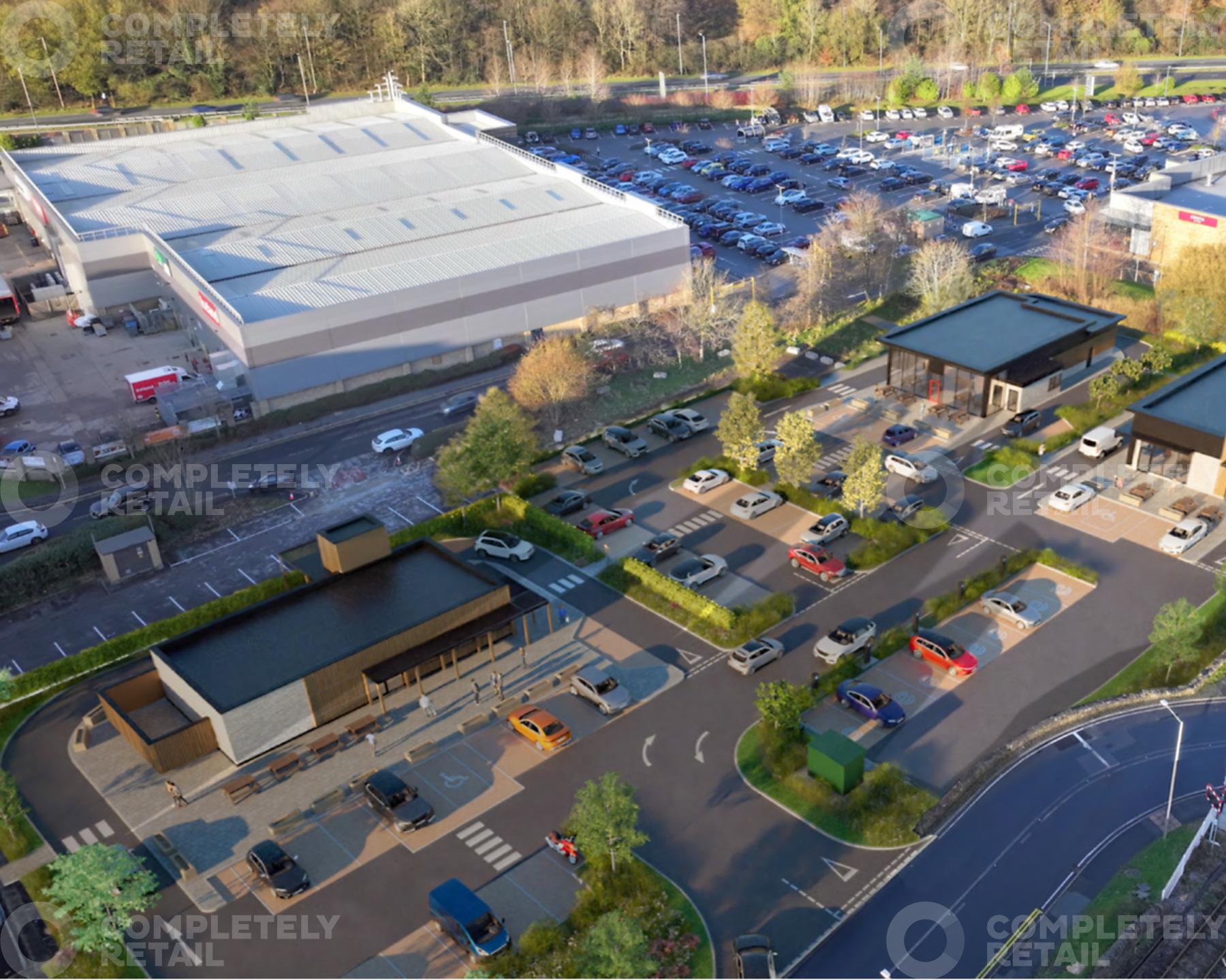 New Hall Hey Retail Park